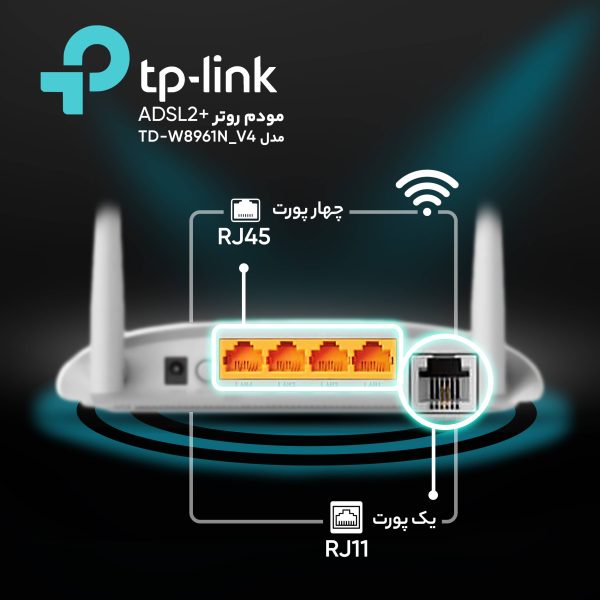 مودم TPLink ADSL بی سیم