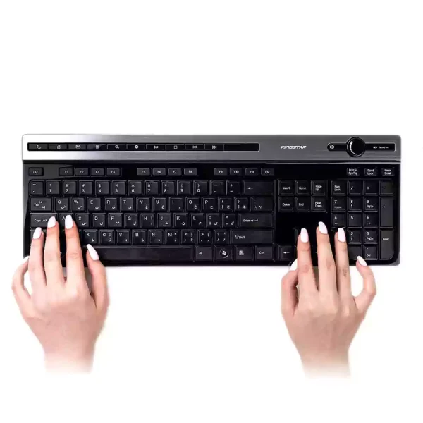 کیبورد بی سیم KingStar KB92W ا KingStar KB92W Wireless Keyboard