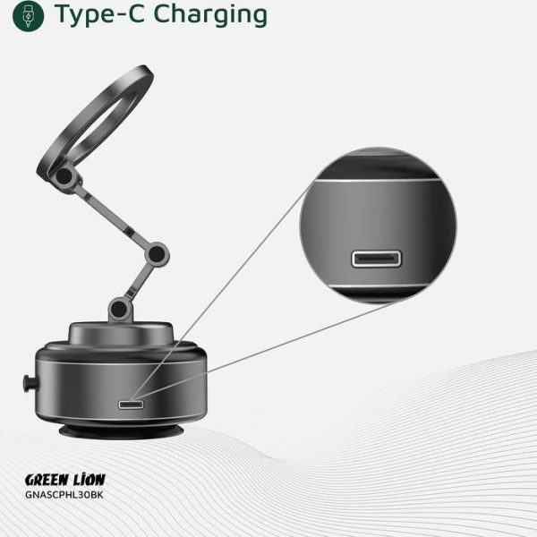 هولدر وکیومی موبایل گرین لاین مدل GX-31 Auto Suction