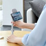 هولدر و شارژر وایرلس بیسوس Baseus Literary Youth Desktop Bracket SUWY-D0S توان 15 وات