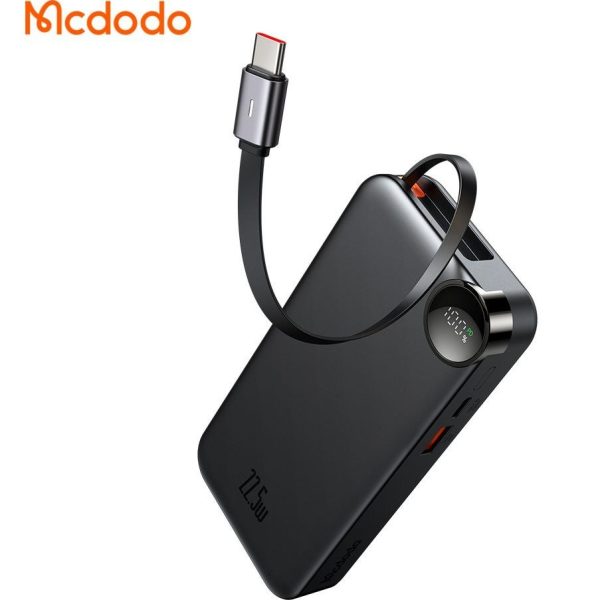 پاوربانک مک دودو مدل MC-386 ظرفیت ۱۰ هزار میلی آمپر فست شارژ ۲۲.۵ وات