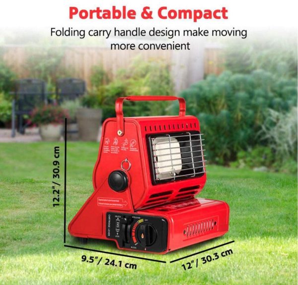 بخاری و اجاق گاز سفری یانچوان مدل YC-808B وزن ۲.۳ کیلوگرم