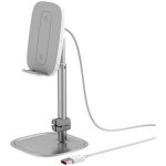 هولدر و شارژر وایرلس بیسوس Baseus Literary Youth Desktop Bracket SUWY-D0S توان 15 وات