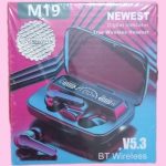 هندزفری بلوتوثی DAMIX مدل M19 با قابلیت نویز کنسلینگ و باتری ۲۰۰۰ میلی‌آمپر