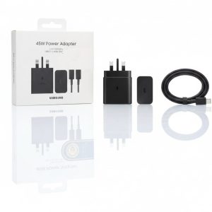 شارژر دیواری ۴۵ وات سامسونگ مدل EP-T4511 به همراه کابل دو سر تایپ سی اورجینال